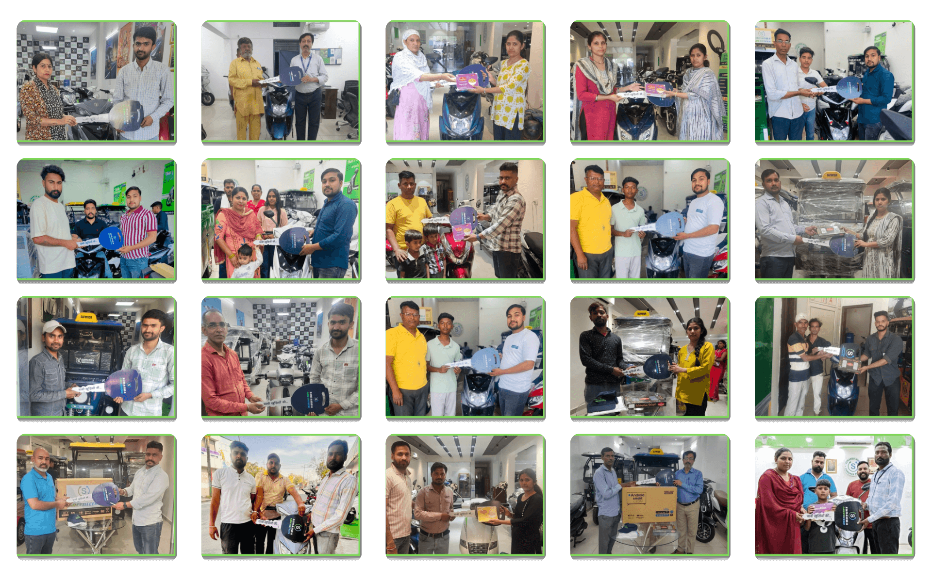 Sunanda Happy Customer 13 | E-Scooty Delivery | E-Rickshaw Delivery Photos