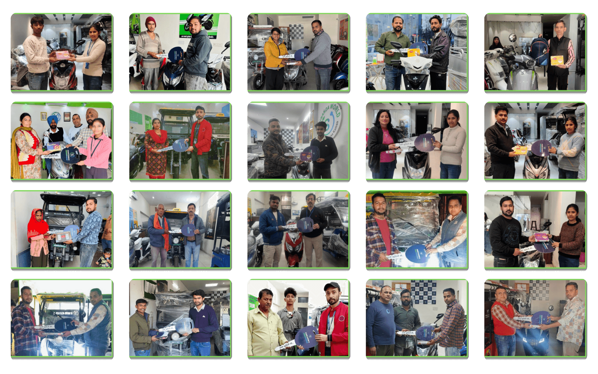 Sunanda Happy Customer 17 | E-Scooty Delivery | E-Rickshaw Delivery Photos