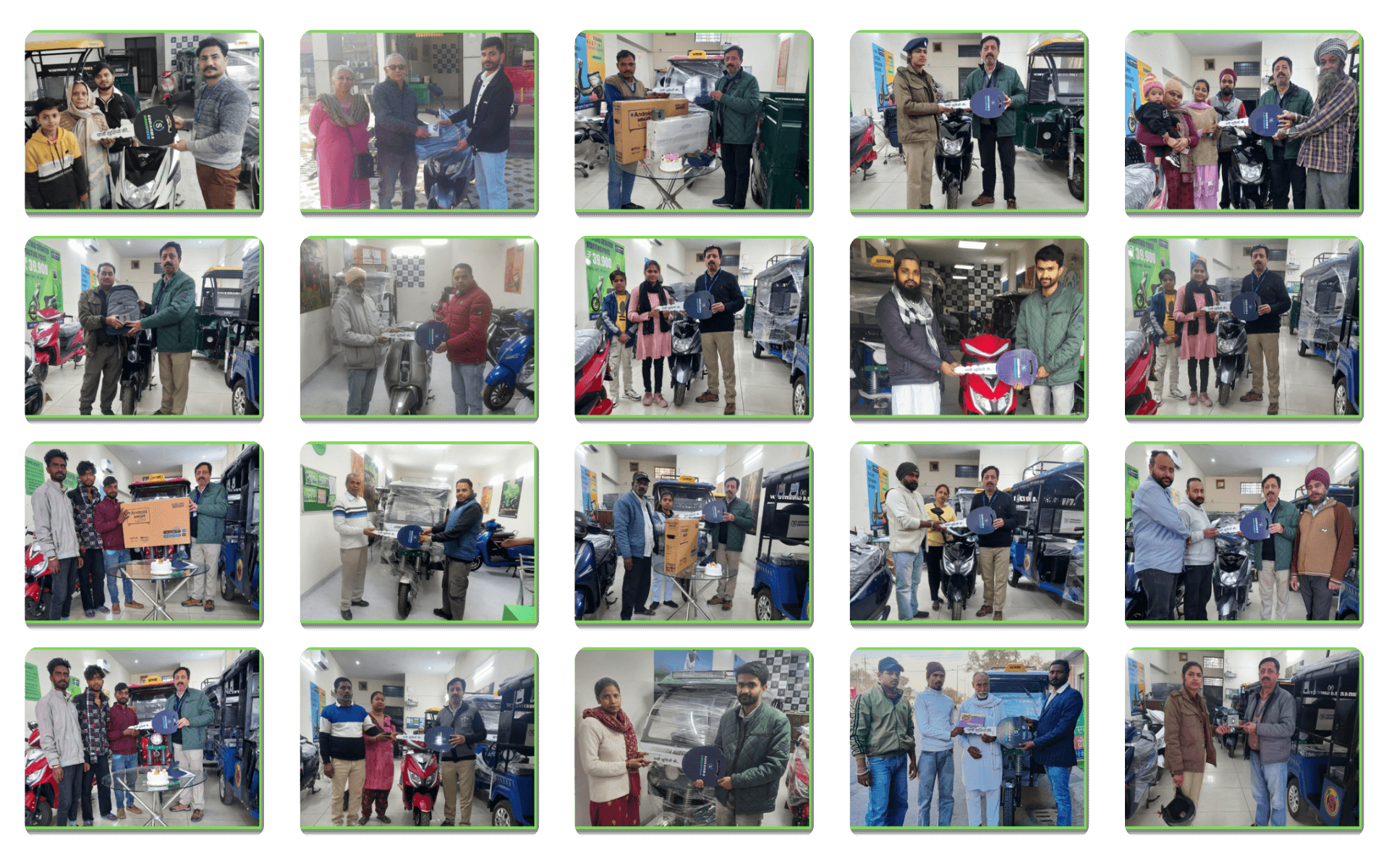 Sunanda Happy Customer 18 | E-Scooty Delivery | E-Rickshaw Delivery Photos