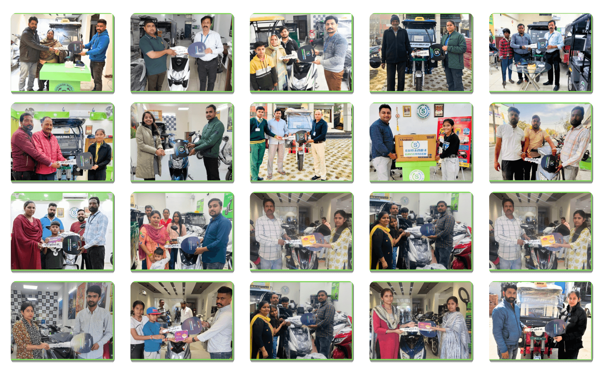 Sunanda Happy Customer 19 | E-Scooty Delivery | E-Rickshaw Delivery Photos