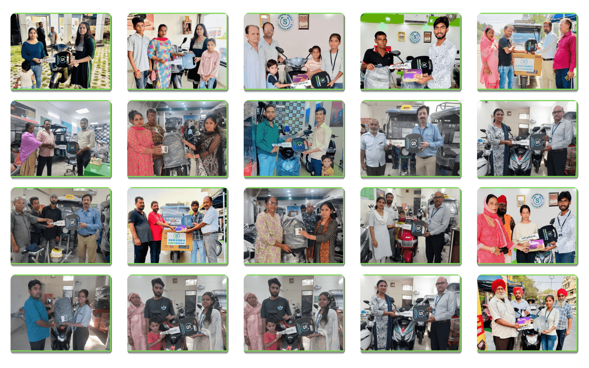 Sunanda Happy Customer 2 | E-Scooty Delivery | E-Rickshaw Delivery Photos