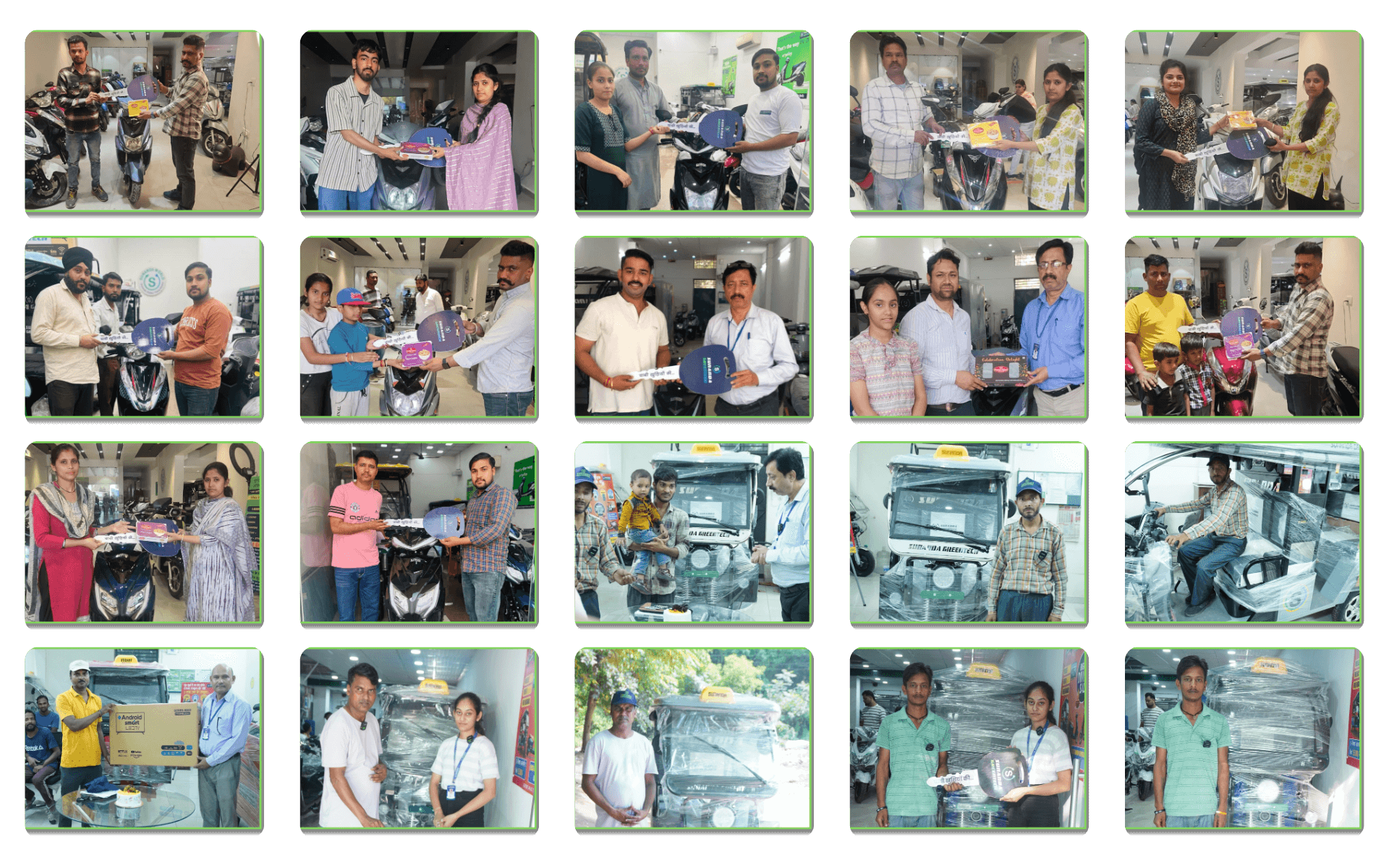 Sunanda Happy Customer 23 | E-Scooty Delivery | E-Rickshaw Delivery Photos