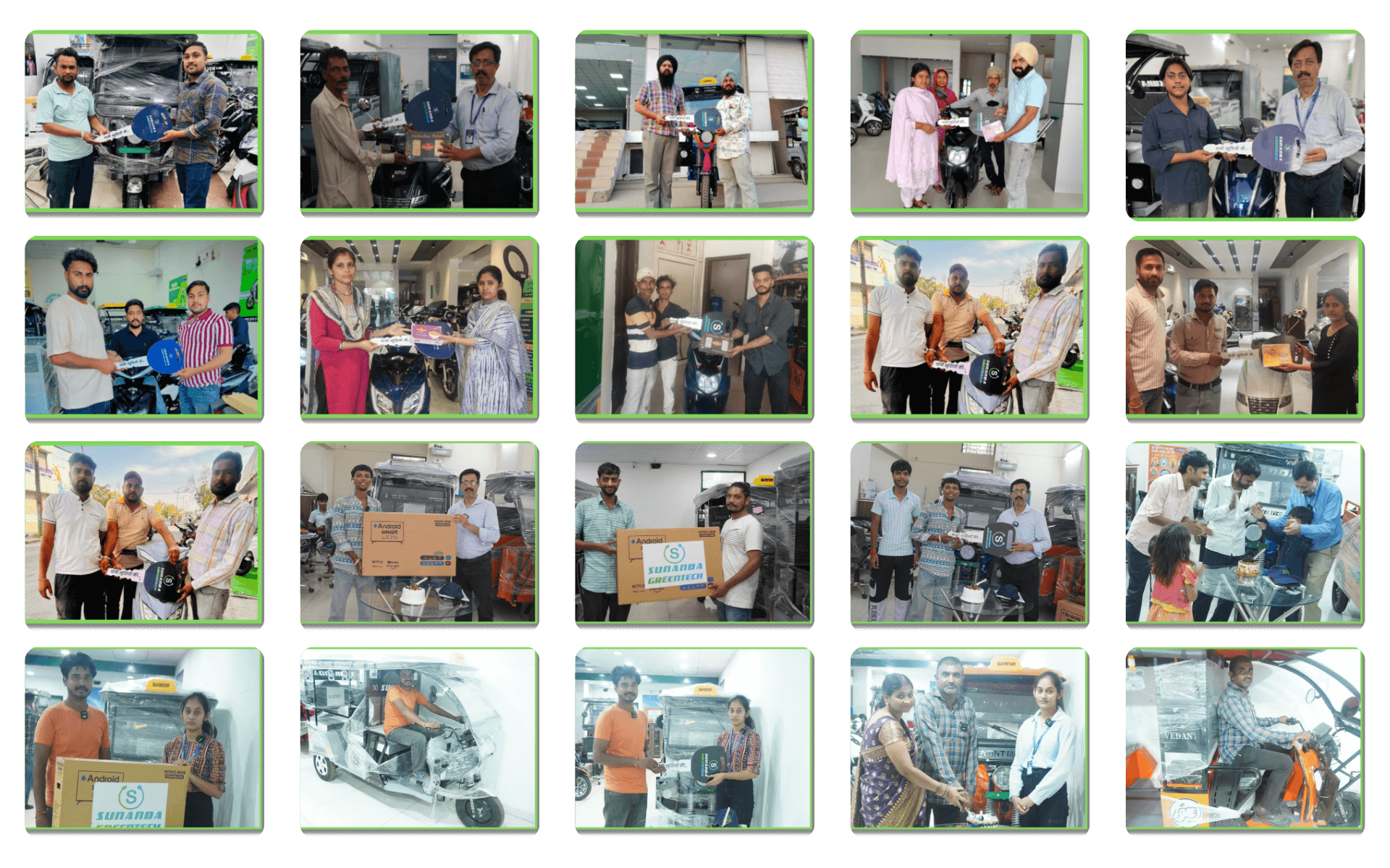 Sunanda Happy Customer 26 | E-Scooty Delivery | E-Rickshaw Delivery Photos