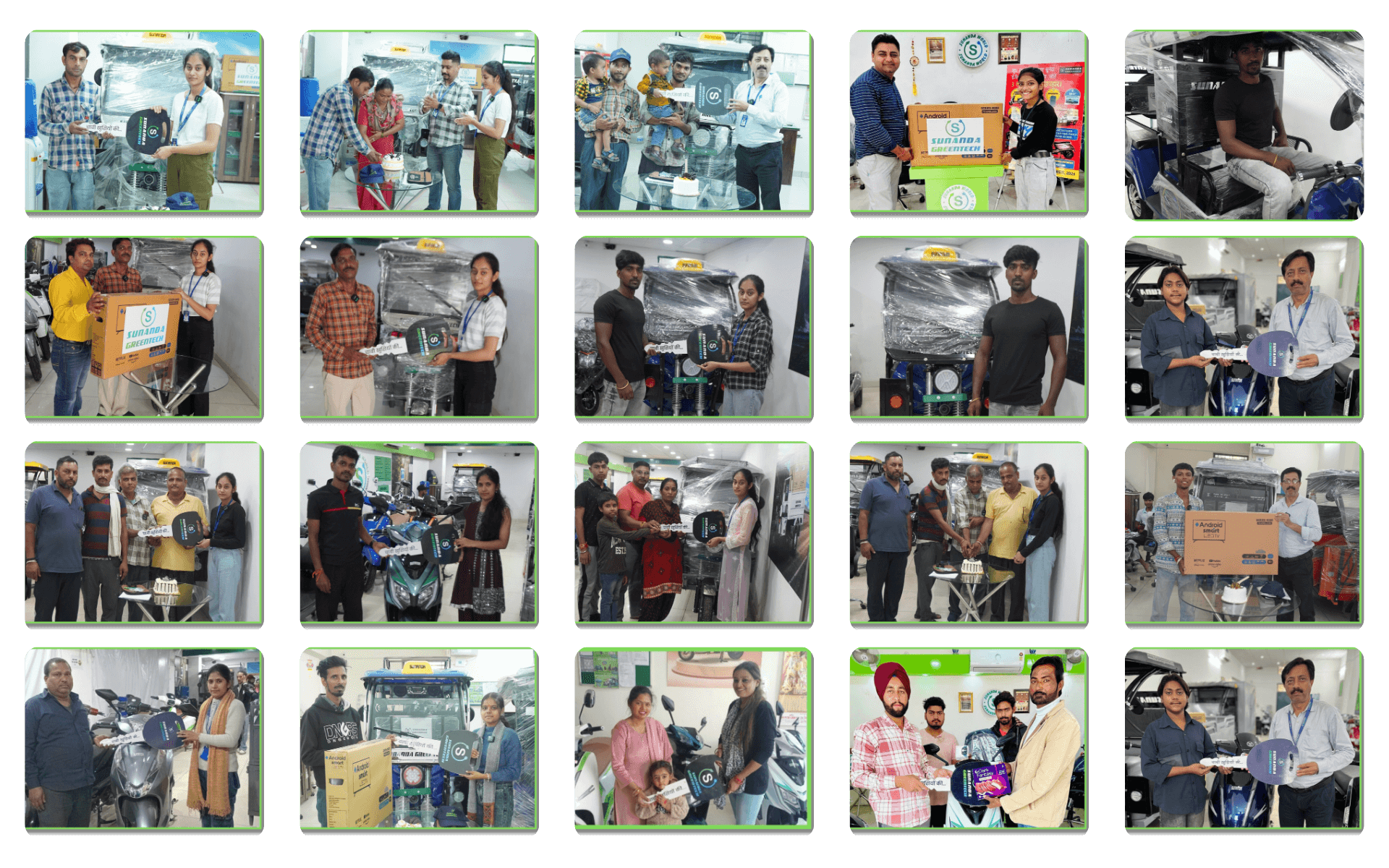 Sunanda Happy Customer 28 | E-Scooty Delivery | E-Rickshaw Delivery Photos