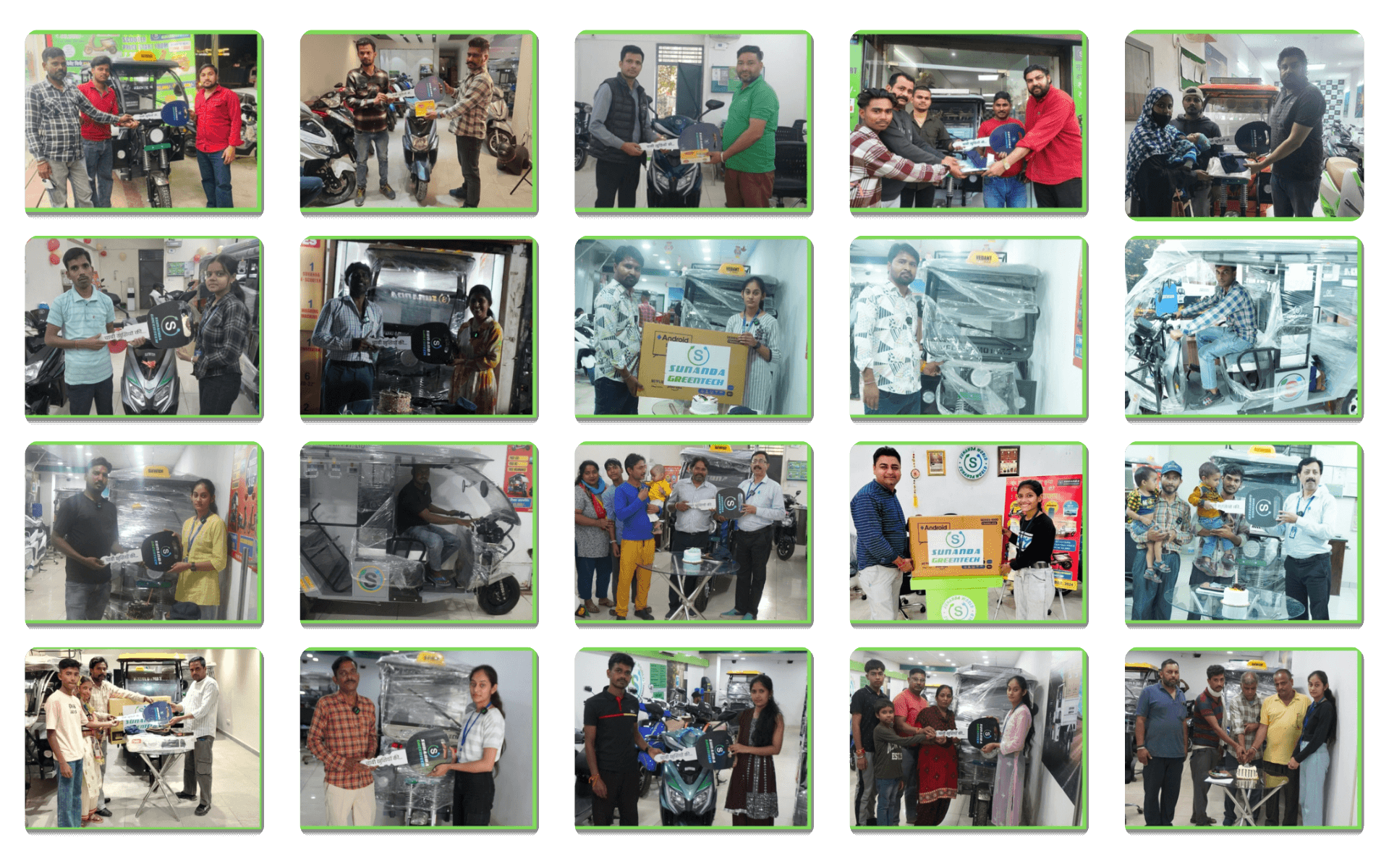 Sunanda Happy Customer 29 | E-Scooty Delivery | E-Rickshaw Delivery Photos