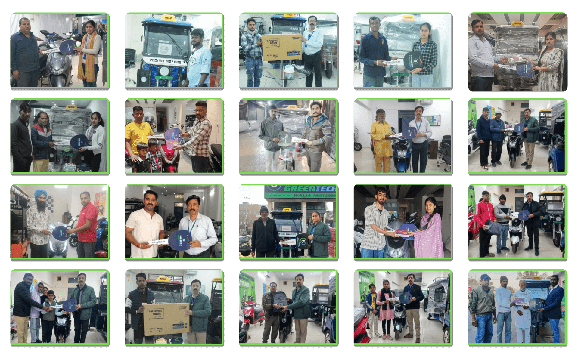 Sunanda Happy Customer 30 | E-Scooty Delivery | E-Rickshaw Delivery Photos