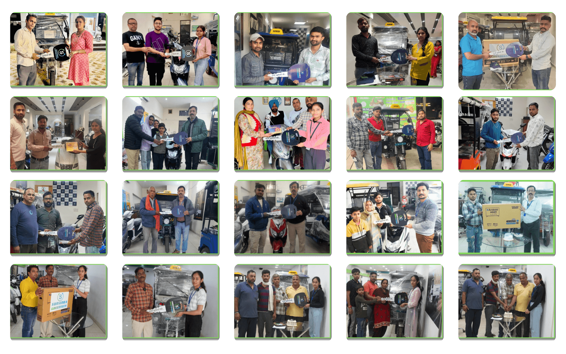 Sunanda Happy Customer 32 | E-Scooty Delivery | E-Rickshaw Delivery Photos