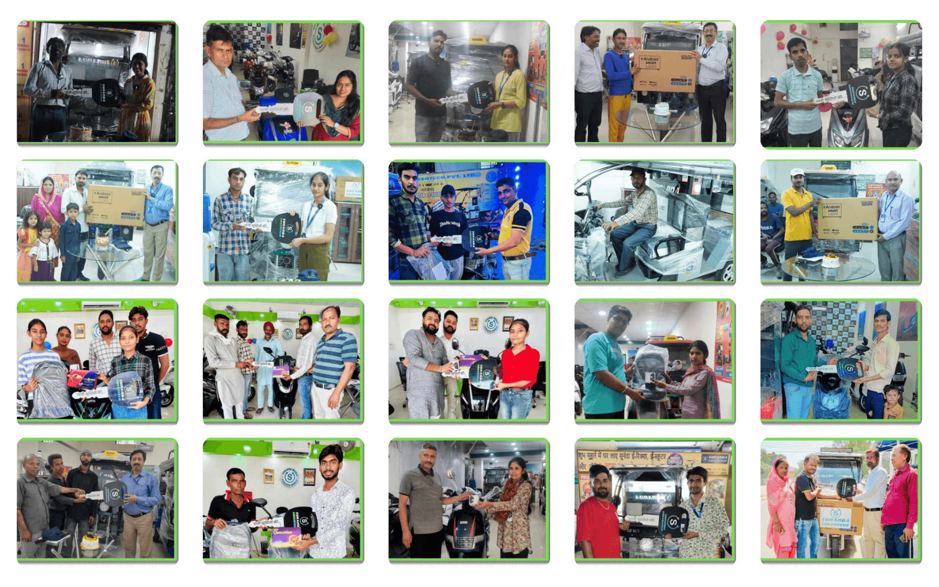 Sunanda Happy Customer 33 | E-Scooty Delivery | E-Rickshaw Delivery Photos