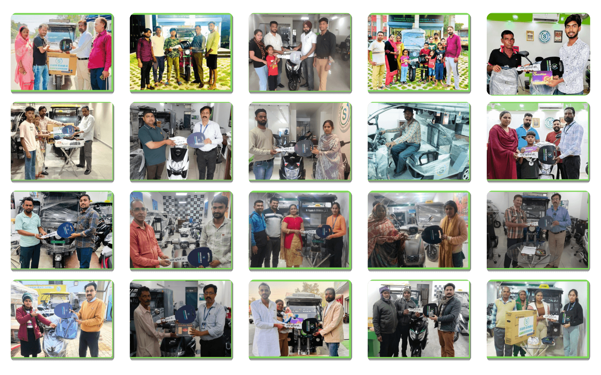 Sunanda Happy Customer 34 | E-Scooty Delivery | E-Rickshaw Delivery Photos