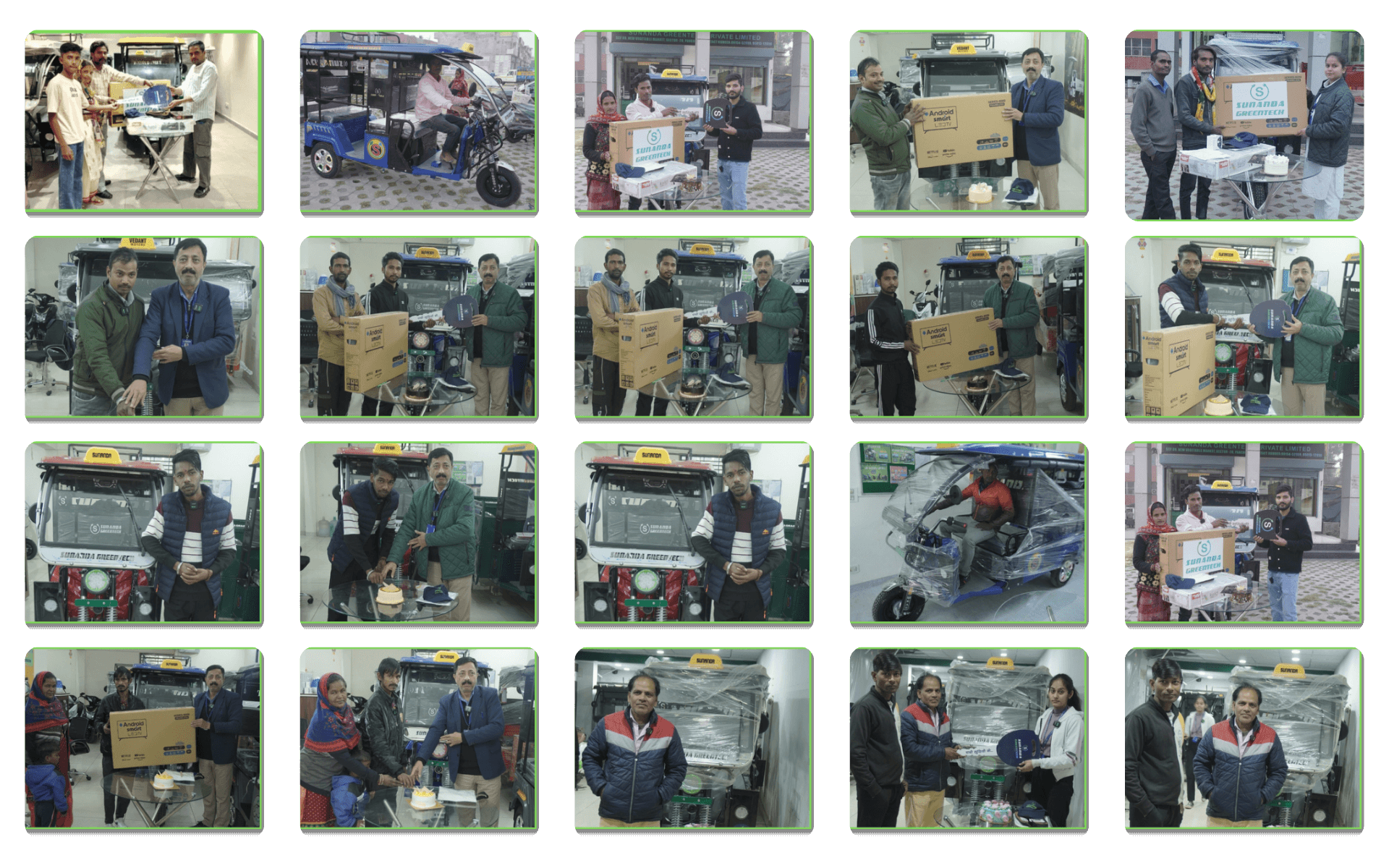 Sunanda Happy Customer 38 | E-Scooty Delivery | E-Rickshaw Delivery Photos