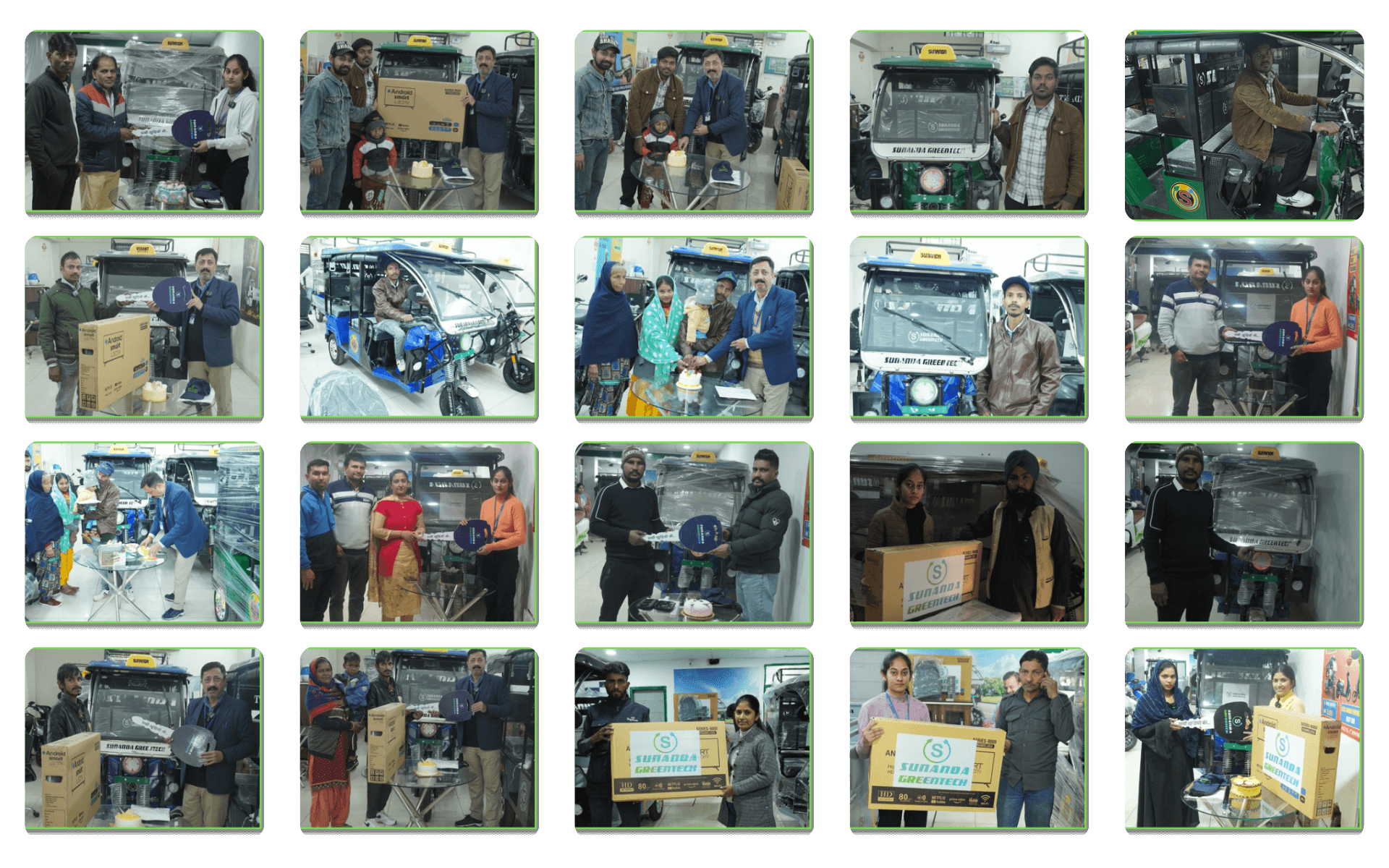 Sunanda Happy Customer 39 | E-Scooty Delivery | E-Rickshaw Delivery Photos