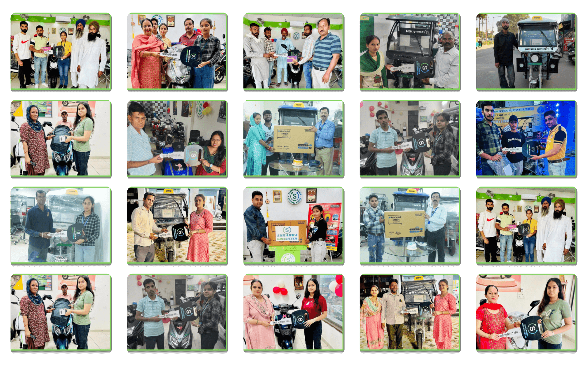 Sunanda Happy Customer 4 | E-Scooty Delivery | E-Rickshaw Delivery Photos