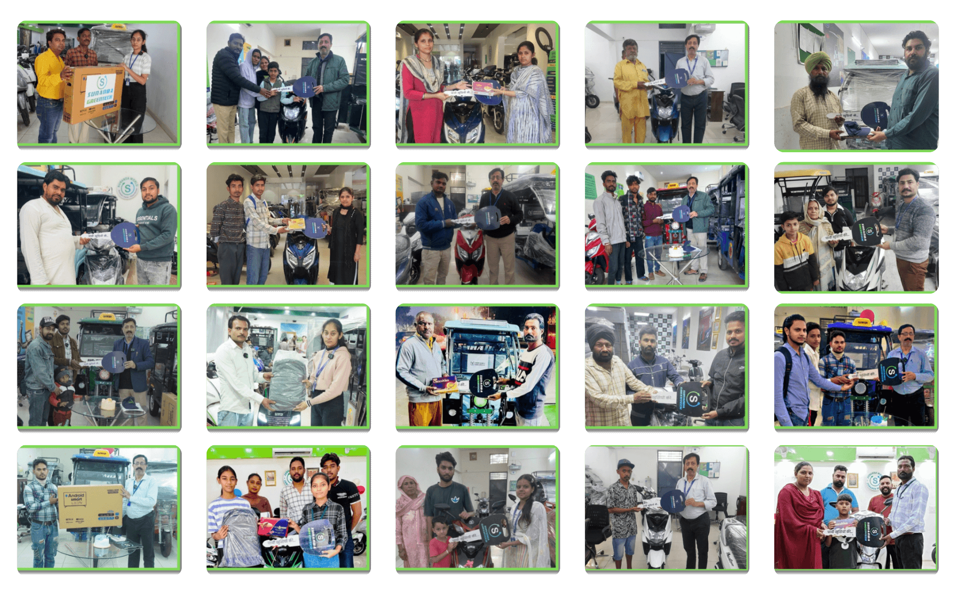 Sunanda Happy Customer 41 | E-Scooty Delivery | E-Rickshaw Delivery Photos