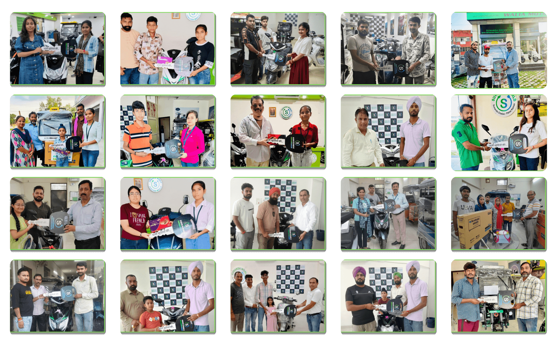 Sunanda Happy Customer 49 | E-Scooty Delivery | E-Rickshaw Delivery Photos