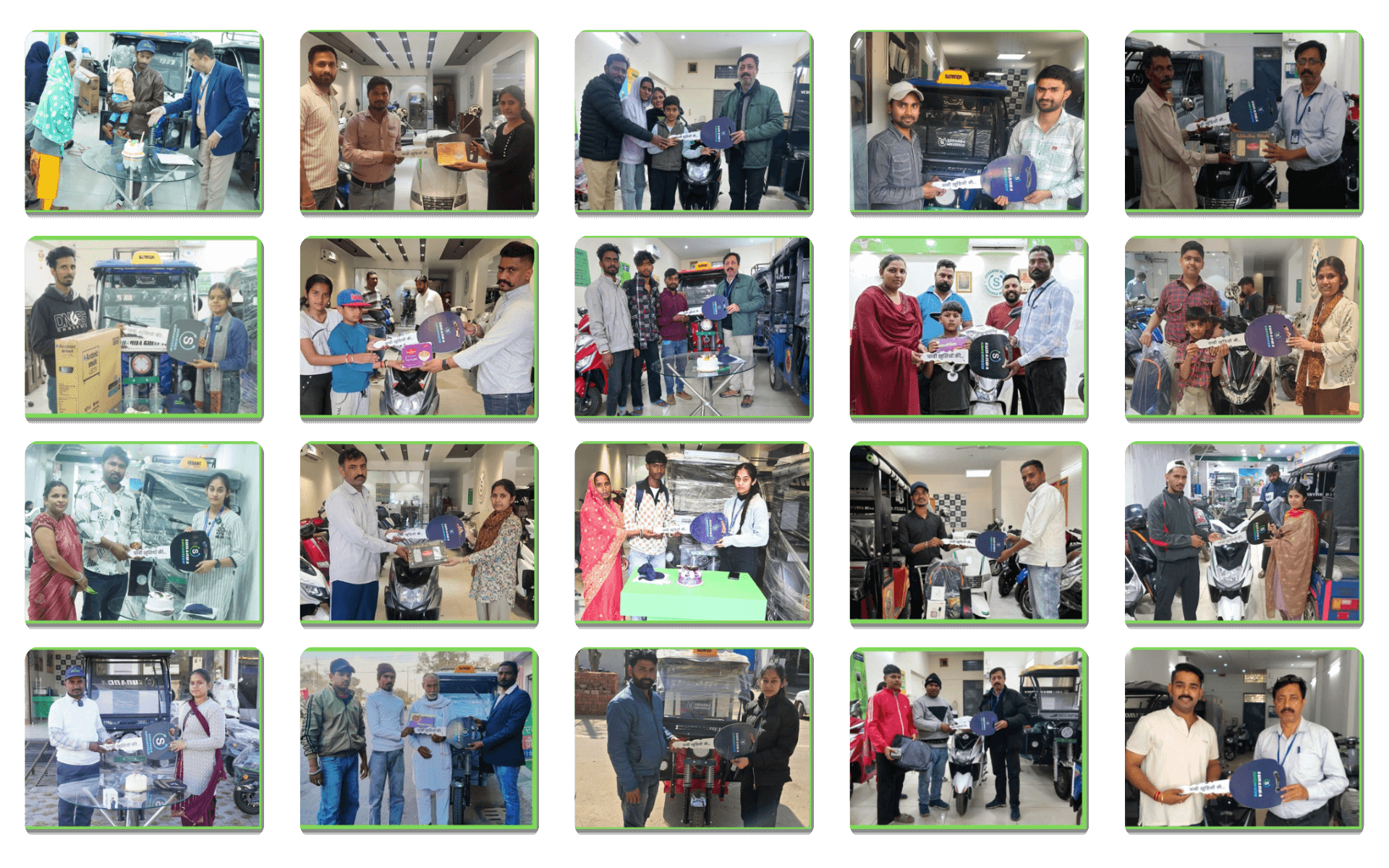 Sunanda Happy Customer 51 | E-Scooty Delivery | E-Rickshaw Delivery Photos