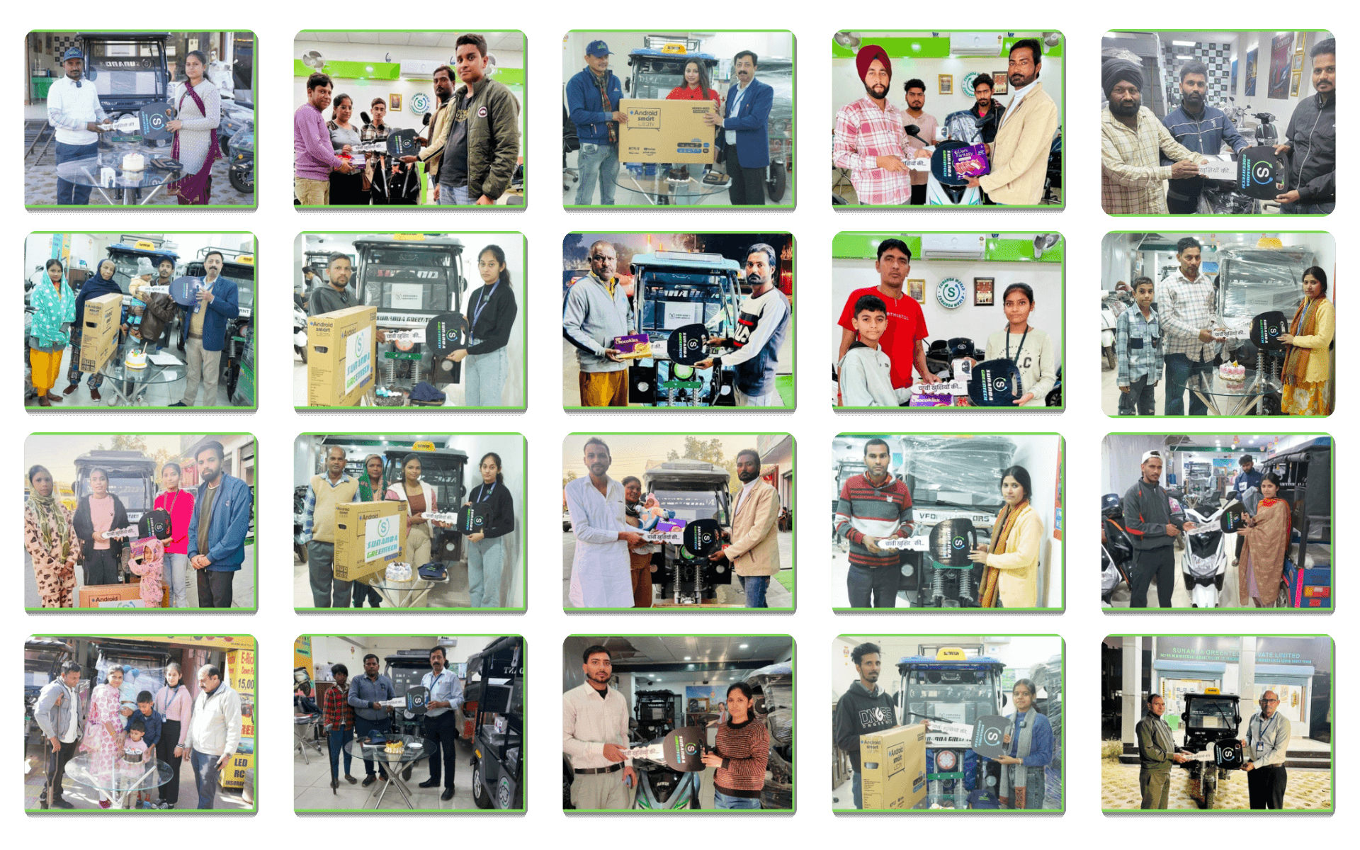 Sunanda Happy Customer 53 | E-Scooty Delivery | E-Rickshaw Delivery Photos