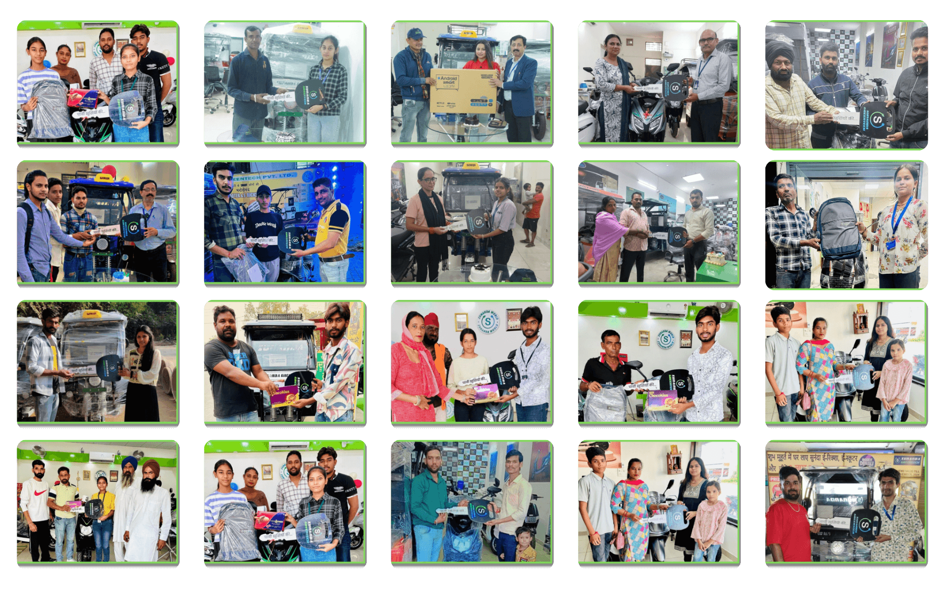 Sunanda Happy Customer 54 | E-Scooty Delivery | E-Rickshaw Delivery Photos