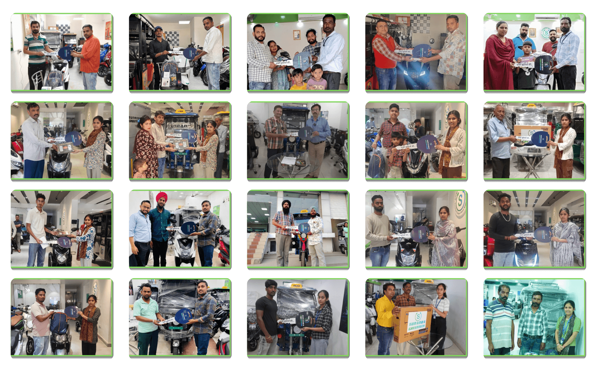 Sunanda Happy Customer 57 | E-Scooty Delivery | E-Rickshaw Delivery Photos