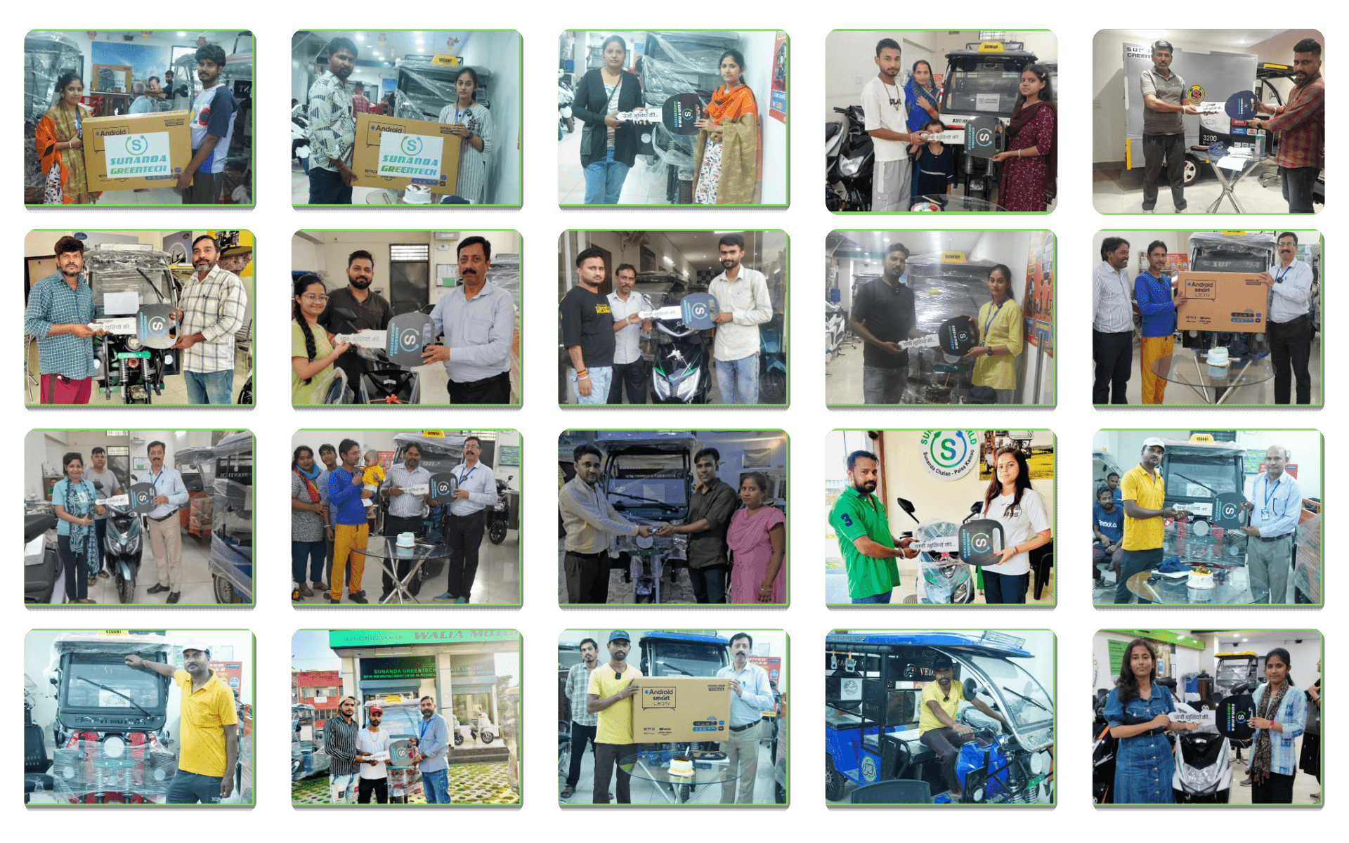 Sunanda Happy Customer 59 | E-Scooty Delivery | E-Rickshaw Delivery Photos