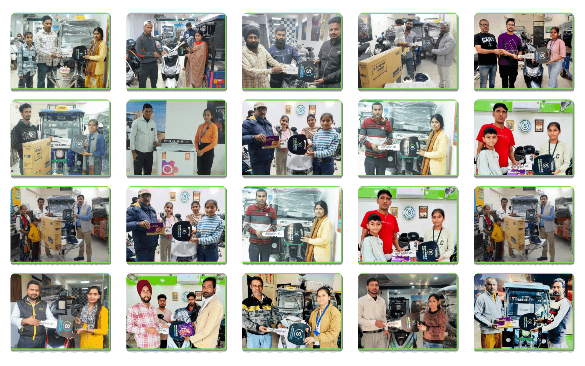 Sunanda Happy Customer 6 | E-Scooty Delivery | E-Rickshaw Delivery Photos