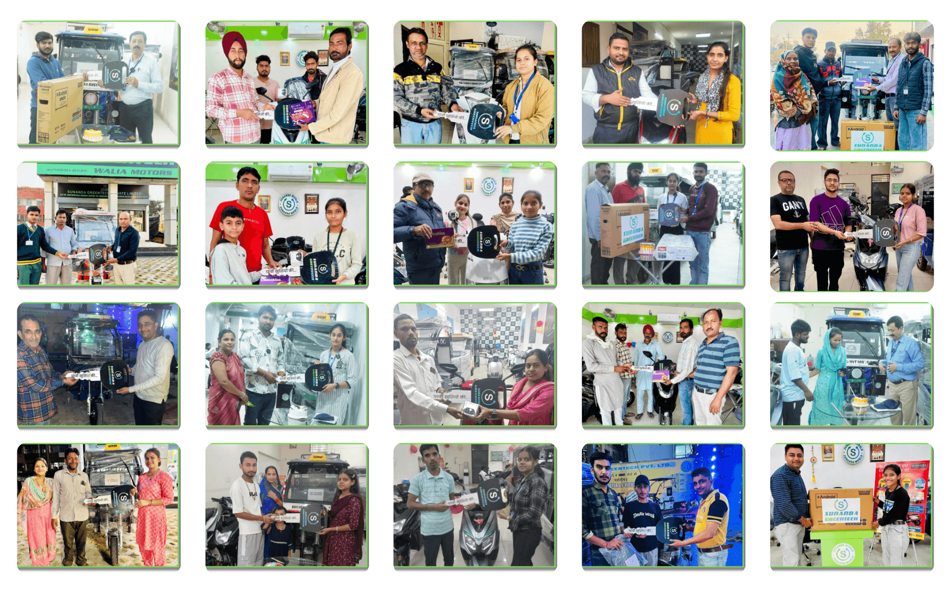 Sunanda Happy Customer 64 | E-Scooty Delivery | E-Rickshaw Delivery Photos