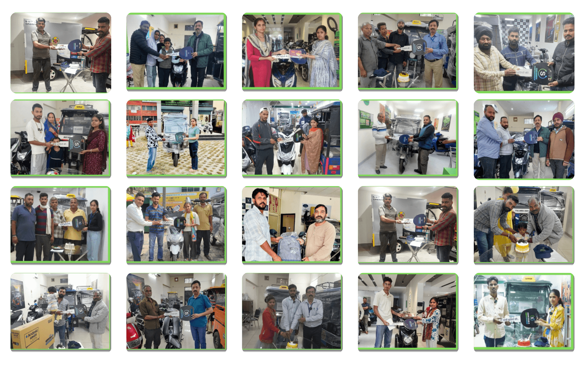 Sunanda Happy Customer 66 | E-Scooty Delivery | E-Rickshaw Delivery Photos