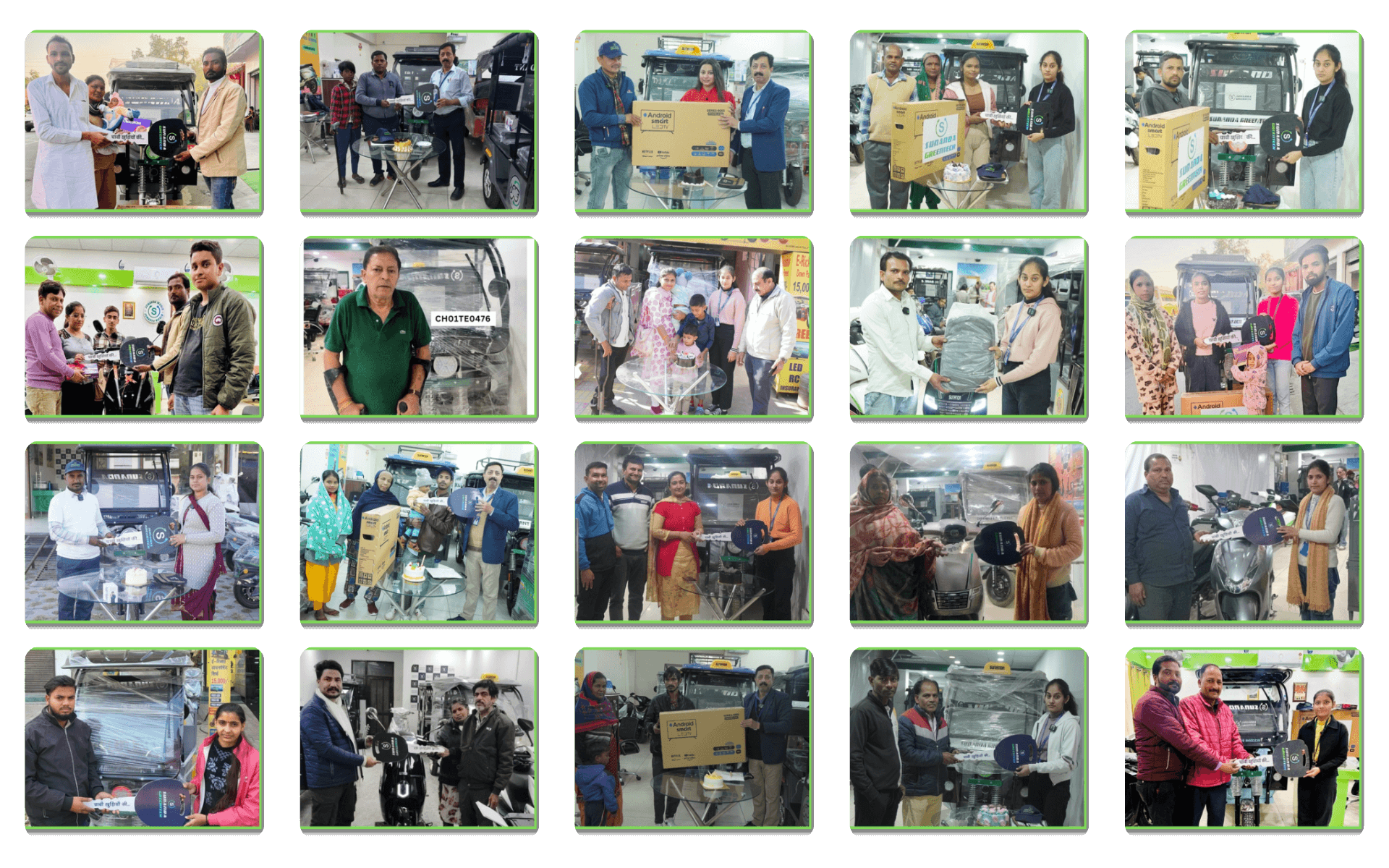 Sunanda Happy Customer 7 | E-Scooty Delivery | E-Rickshaw Delivery Photos