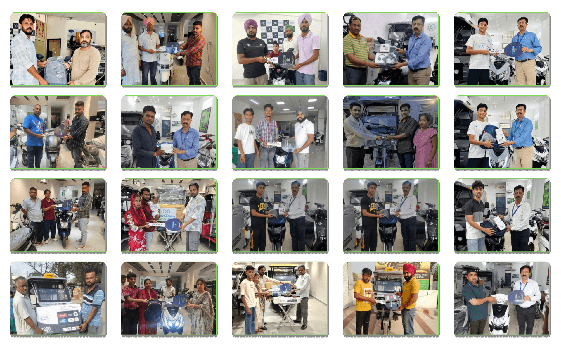 Sunanda Happy Customer 72 | E-Scooty Delivery | E-Rickshaw Delivery Photos