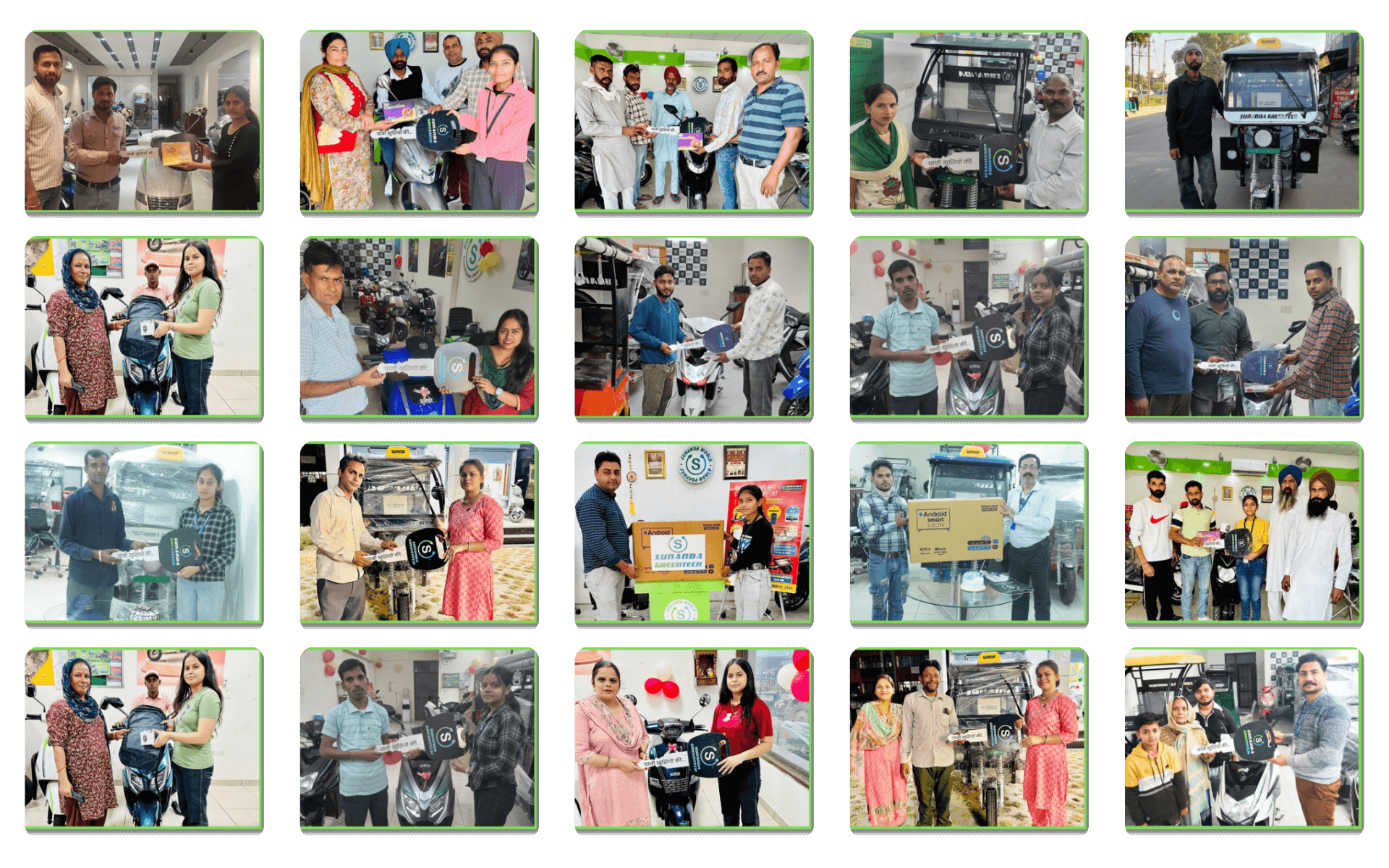 Sunanda Happy Customer 9 | E-Scooty Delivery | E-Rickshaw Delivery Photos