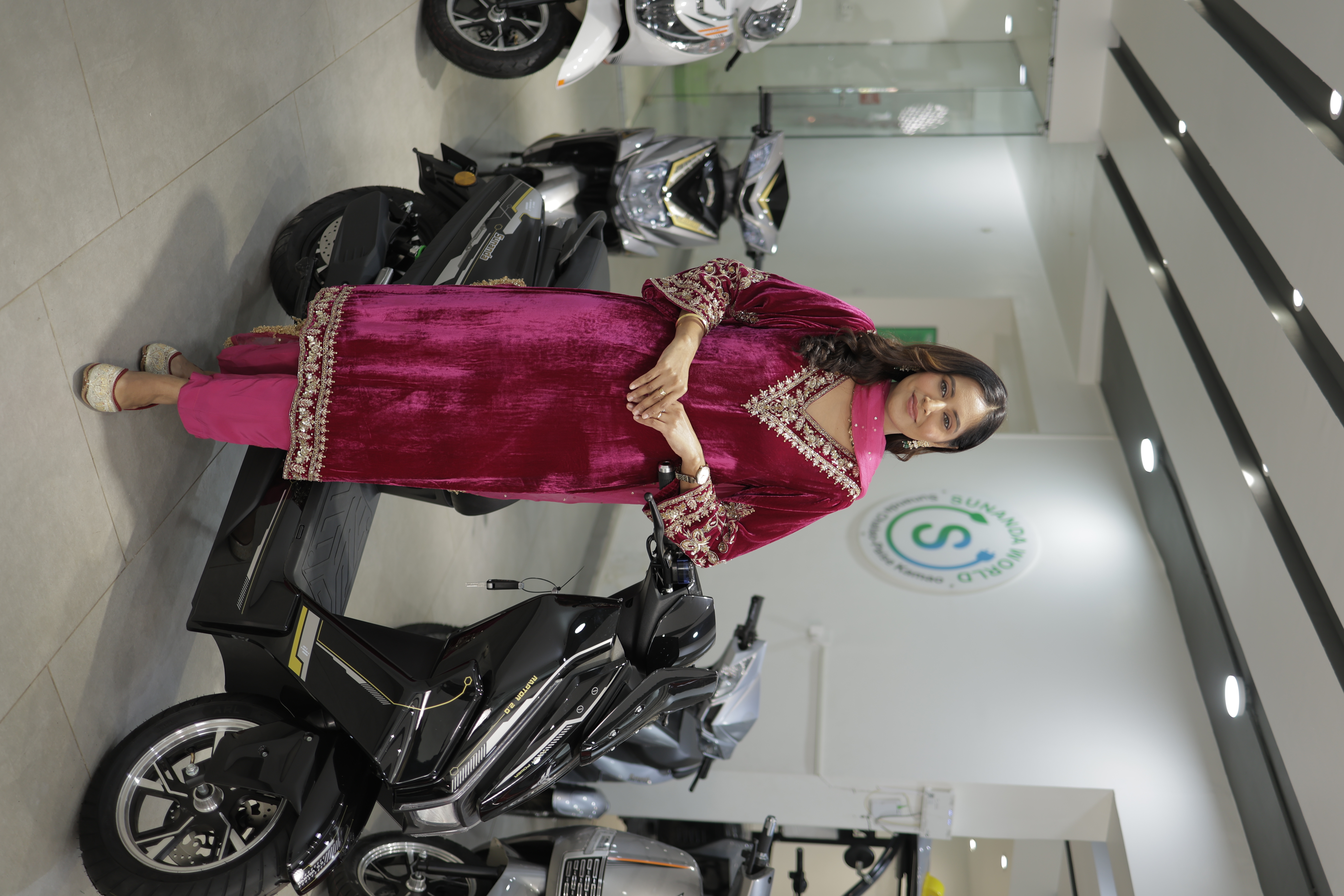 sunanda greentech showroom electric scooter legend